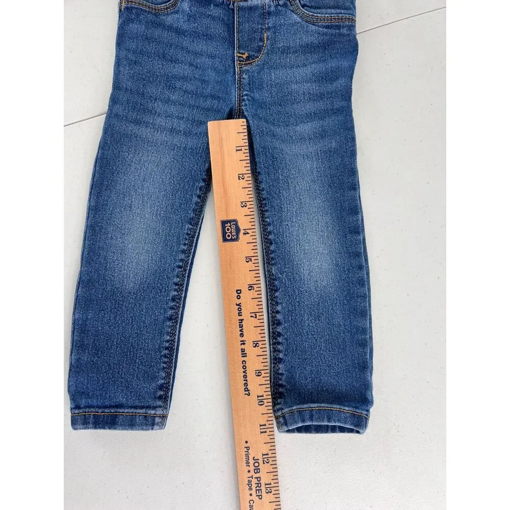 Old Navy Toddler Girls Denim Jeggings Blue Jeans Medium Wash Size 2T